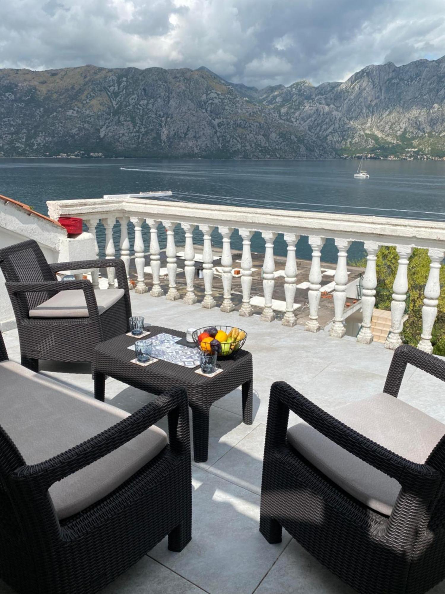 Lux Boka Sea View Apartment Котор Экстерьер фото